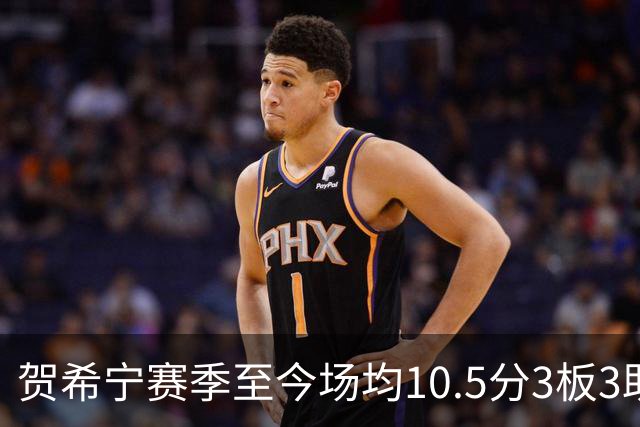 贺希宁赛季至今场均10.5分3板3助 上赛季场均20.1分5板3.7助